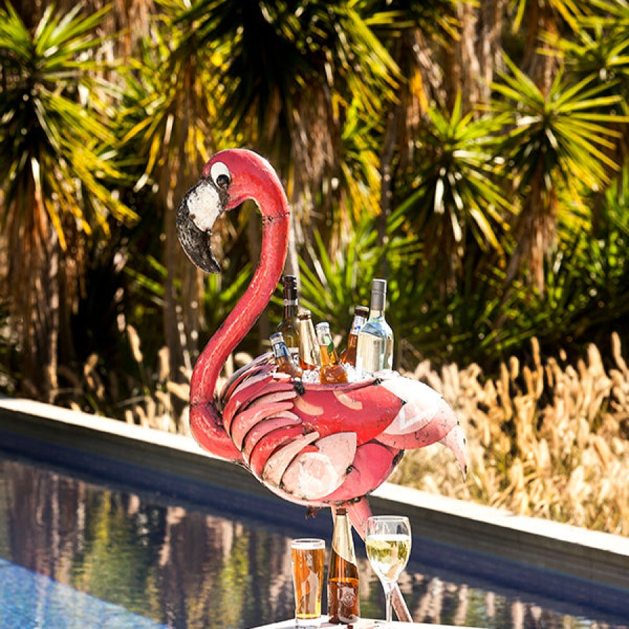 Think Outside Beverage Coolers | Florence The Flamingo Beverage Tub