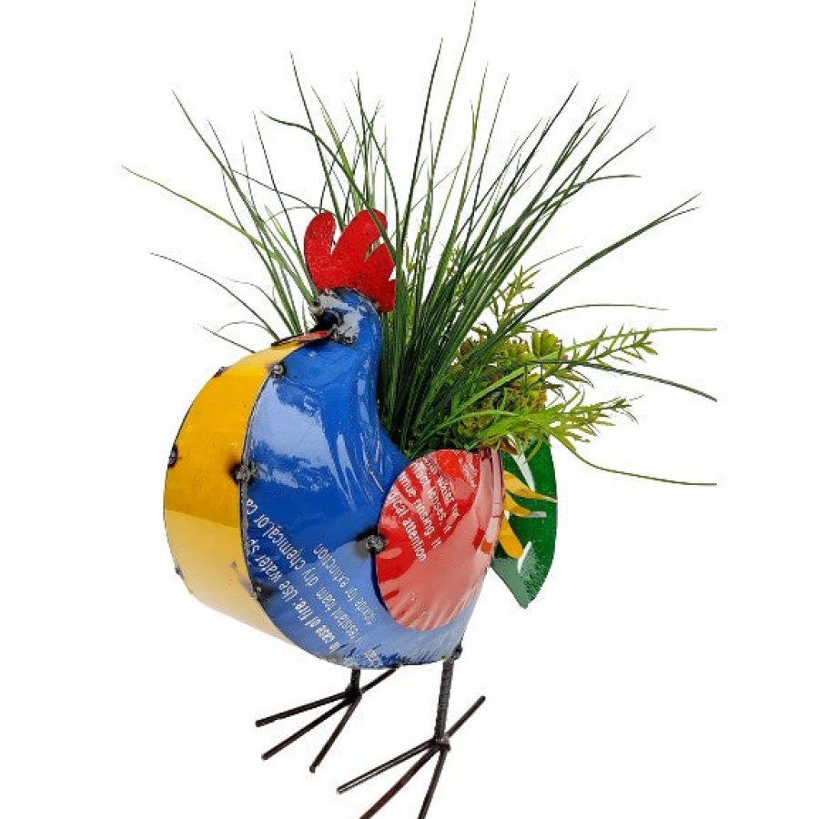 Think Outside Planters And Pots | Rocking Rooster Planter • Gardentcraft