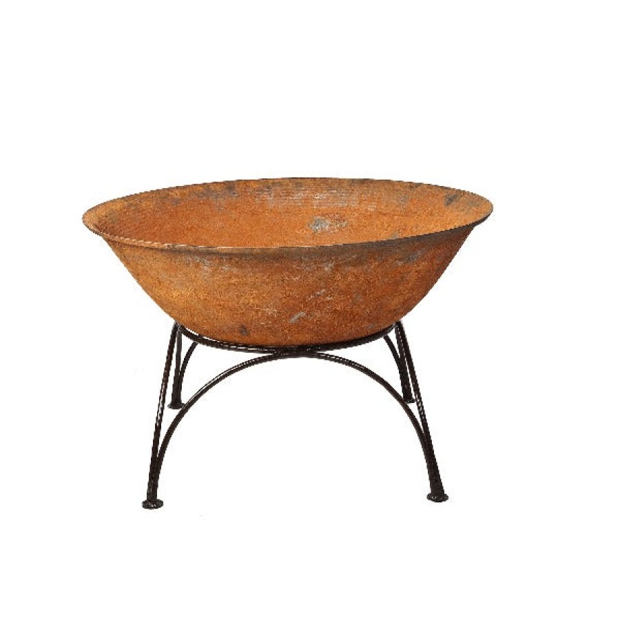 Think Outside Fire Pits And Decorative Bowls | Cast Iron Bowl 80Cm Dia With Regular Stand