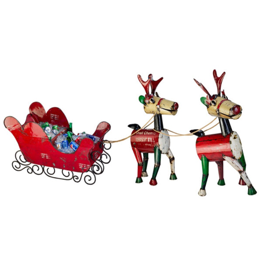 Think Outside Christmas | Reindeer And Sled Set