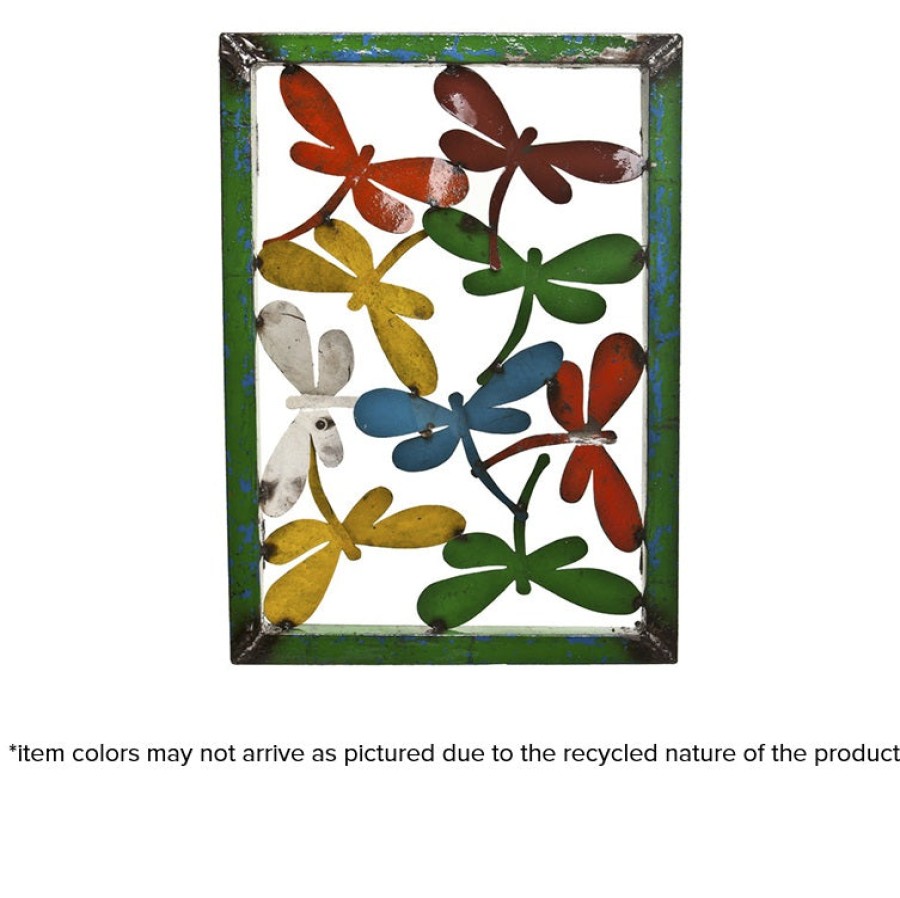 Think Outside Wall Art | Barnyard Kimberley Dragonfly Wall Panel Large