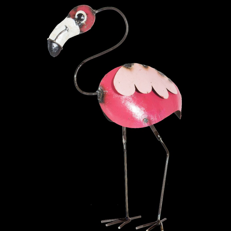 Think Outside Sculptures | Barnyard Baby Flamingo