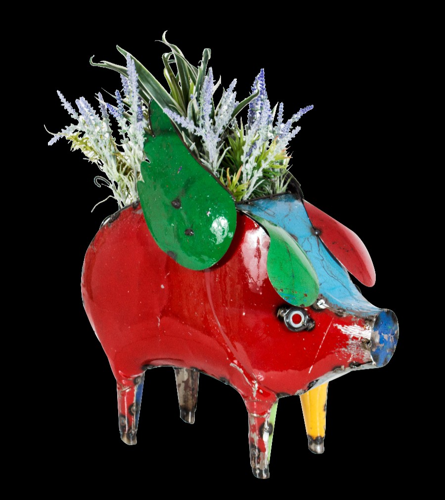 Think Outside Planters And Pots | Barnyard Flying Pig Planter