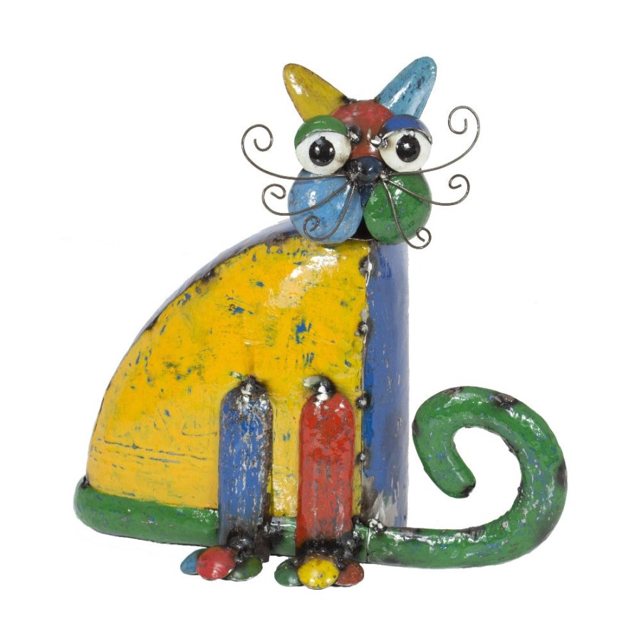 Think Outside Sculptures | Barnyard Cat Sitting